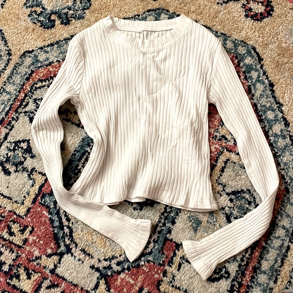 Long sleeve crop top
